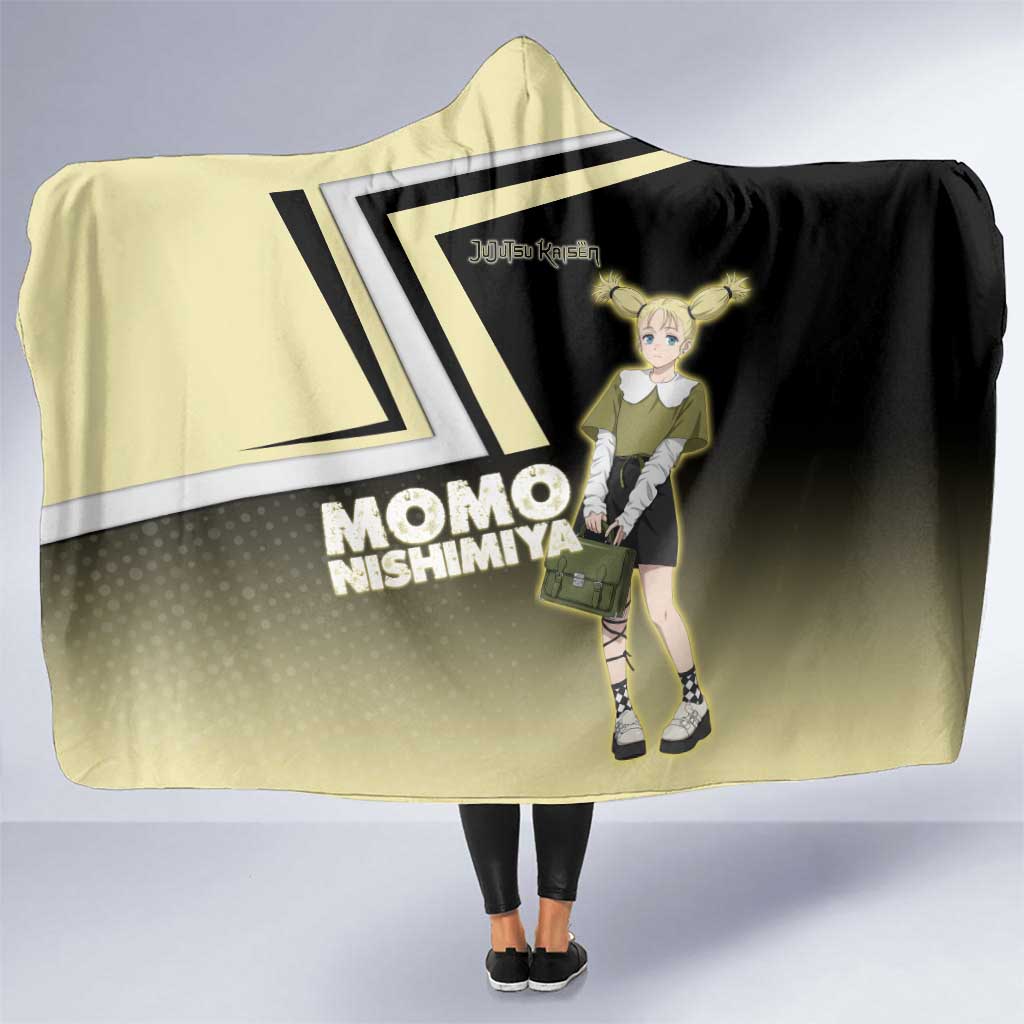Momo Nishimiya Hooded Blanket Soft Pastel Anime Style