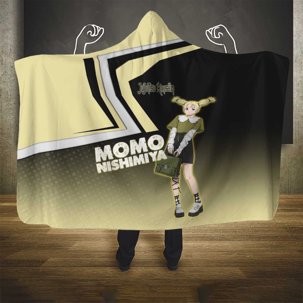 Momo Nishimiya Hooded Blanket Soft Pastel Anime Style
