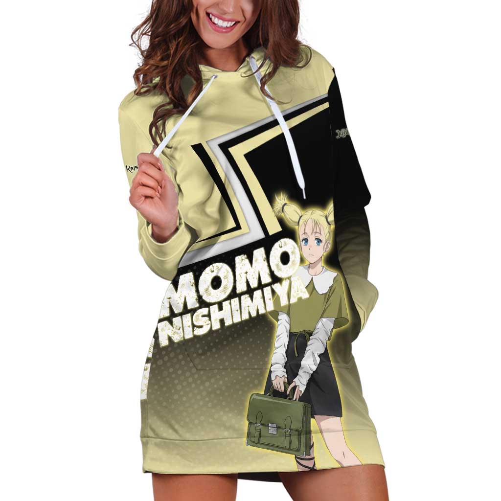 Momo Nishimiya Hoodie Dress Soft Pastel Anime Style