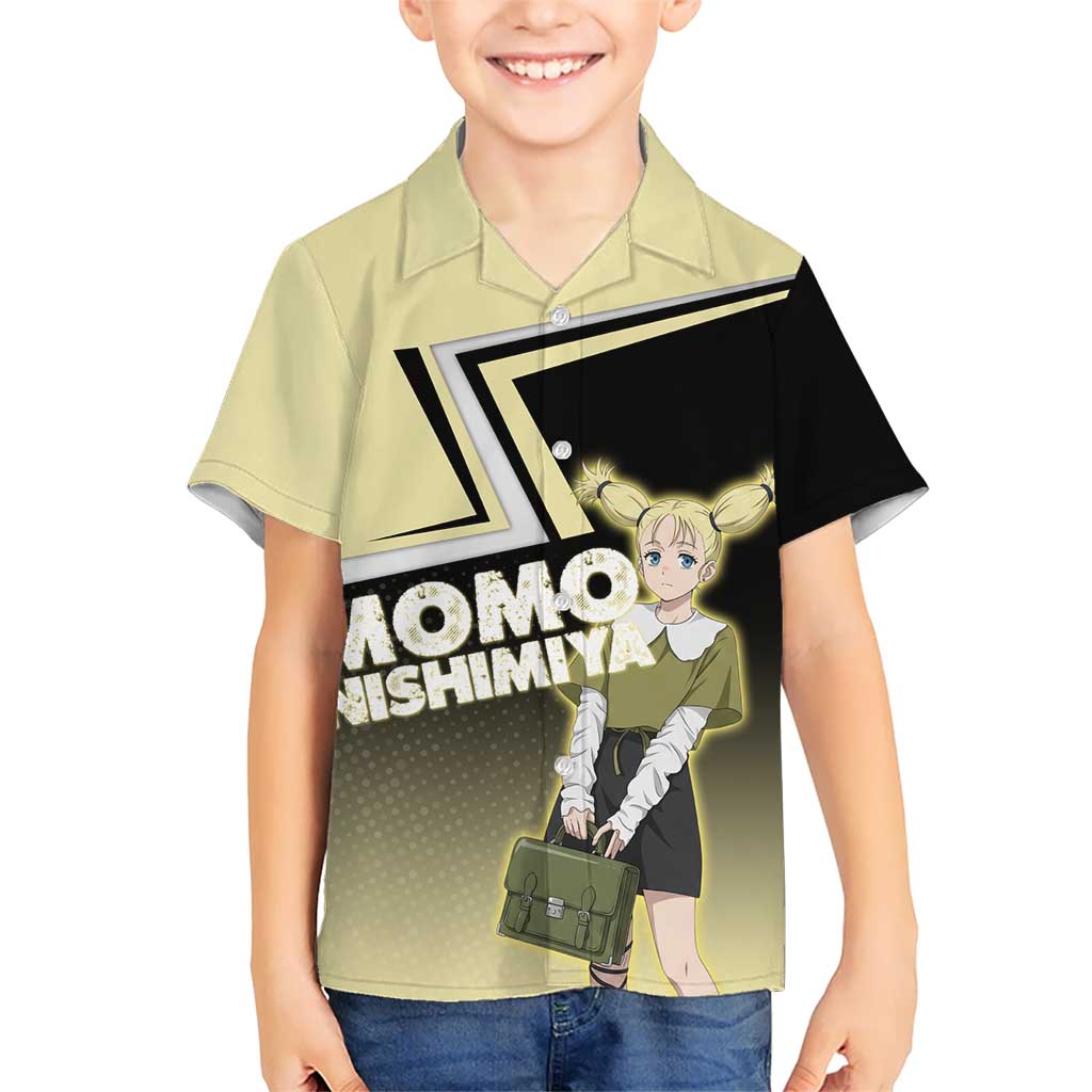 Momo Nishimiya Kid Hawaiian Shirt Soft Pastel Anime Style