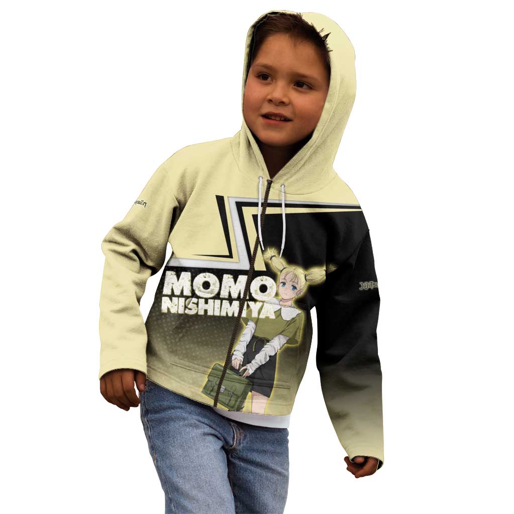 Momo Nishimiya Kid Hoodie Soft Pastel Anime Style