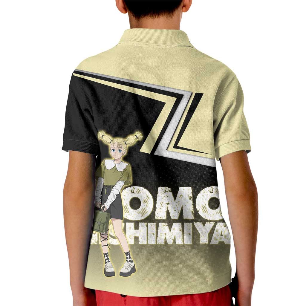 Momo Nishimiya Kid Polo Shirt Soft Pastel Anime Style
