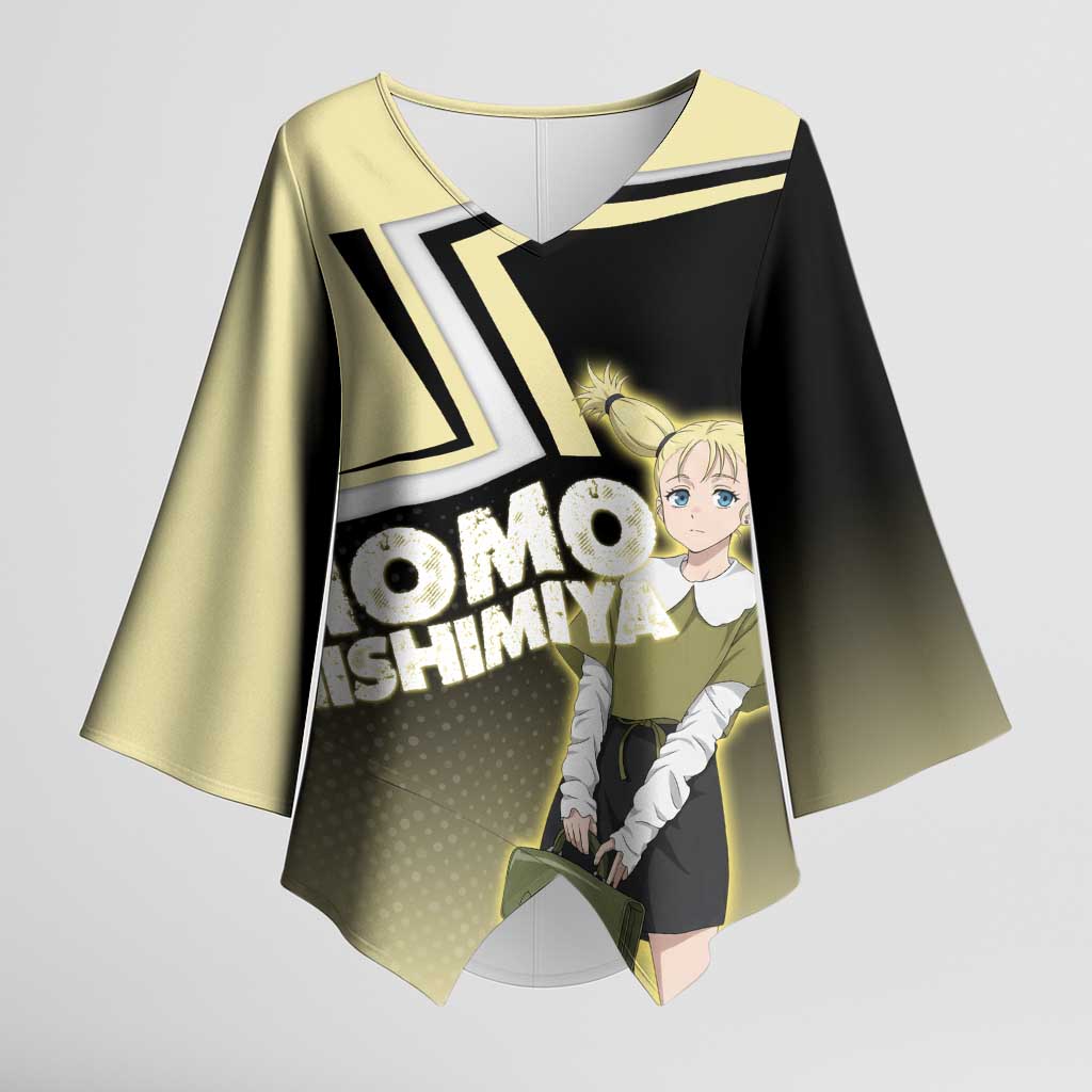 Momo Nishimiya Kimono Sleeve Blouse Soft Pastel Anime Style
