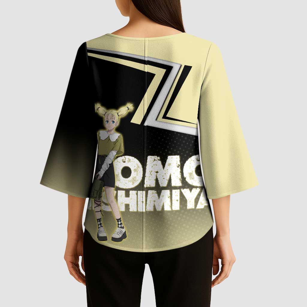 Momo Nishimiya Kimono Sleeve Blouse Soft Pastel Anime Style