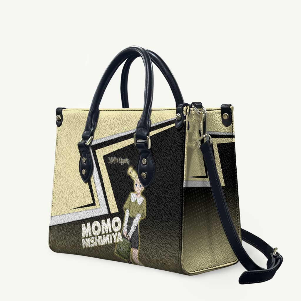 Momo Nishimiya Leather Bag Soft Pastel Anime Style