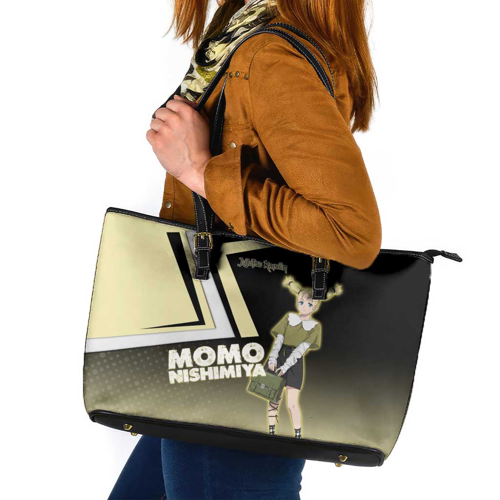 Momo Nishimiya Leather Tote Bag Soft Pastel Anime Style