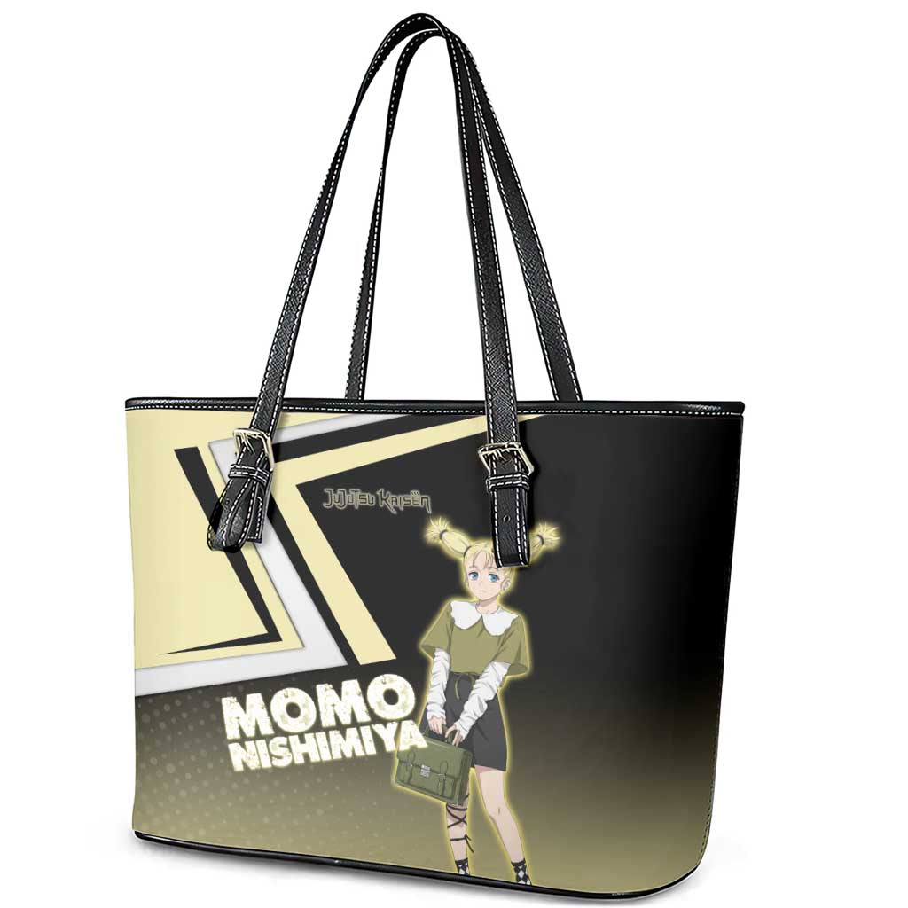 Momo Nishimiya Leather Tote Bag Soft Pastel Anime Style