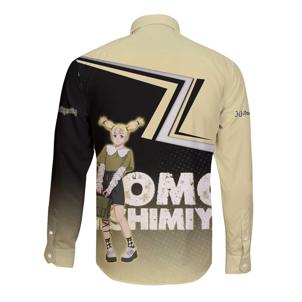Momo Nishimiya Long Sleeve Button Shirt Soft Pastel Anime Style