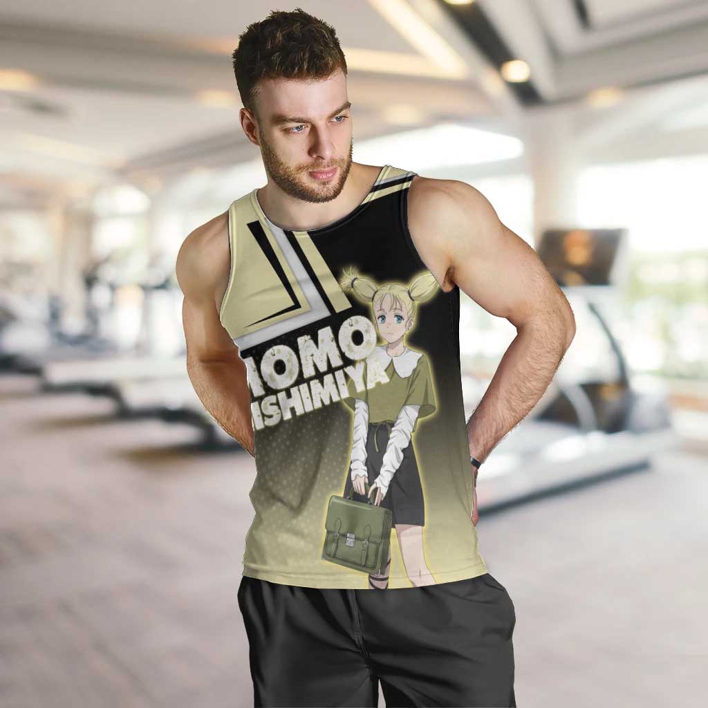 Momo Nishimiya Men Tank Top Soft Pastel Anime Style