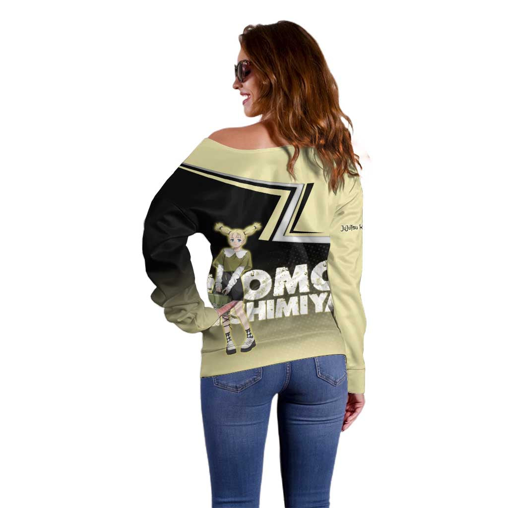 Momo Nishimiya Off Shoulder Sweater Soft Pastel Anime Style