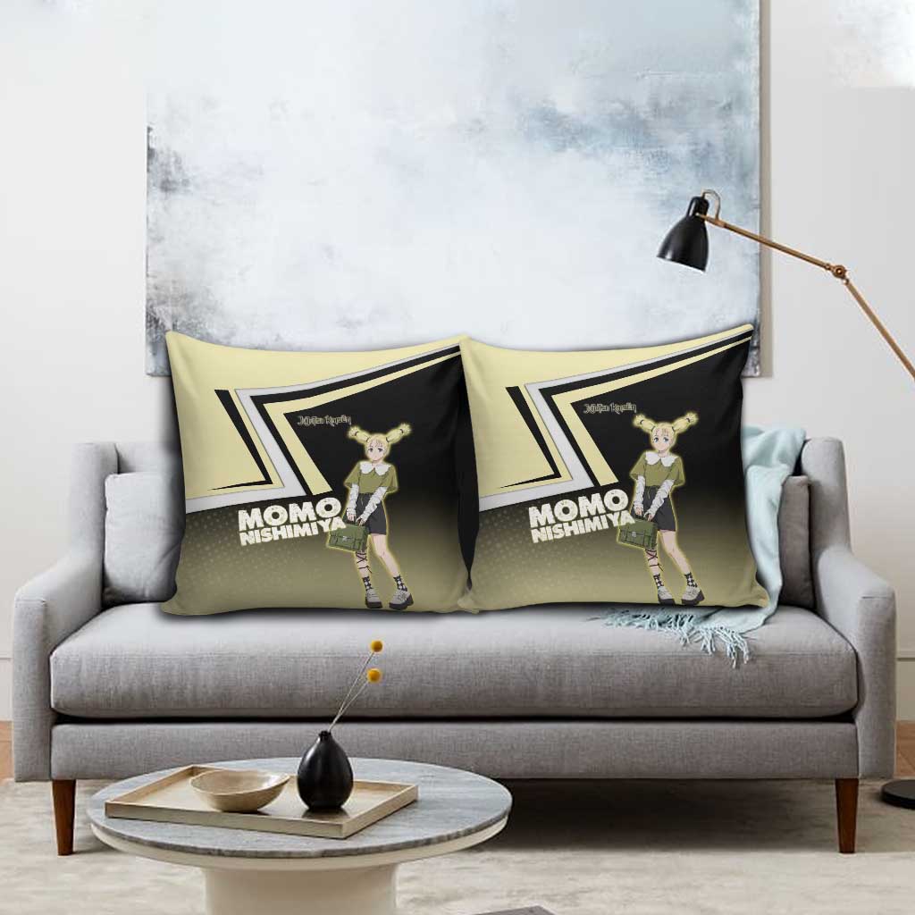Momo Nishimiya Pillow Cover Soft Pastel Anime Style