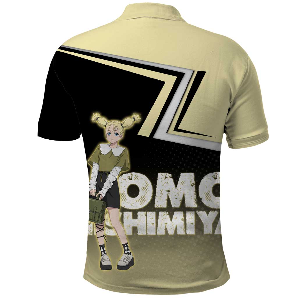 Momo Nishimiya Polo Shirt Soft Pastel Anime Style