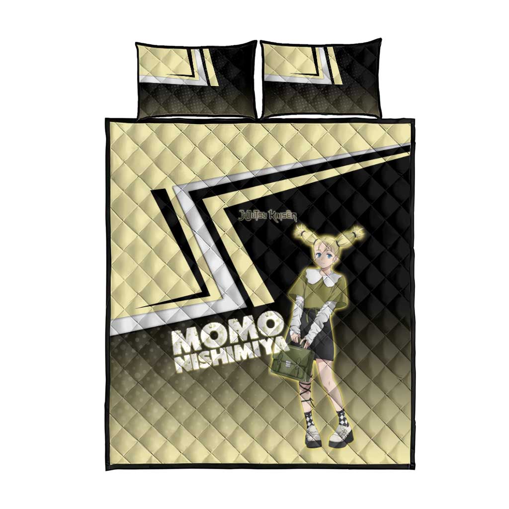 Momo Nishimiya Quilt Bed Set Soft Pastel Anime Style
