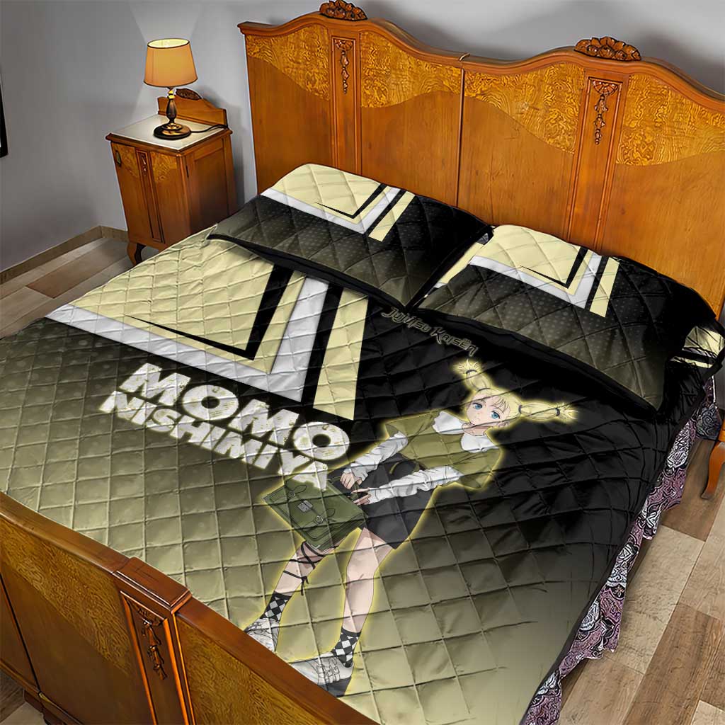 Momo Nishimiya Quilt Bed Set Soft Pastel Anime Style