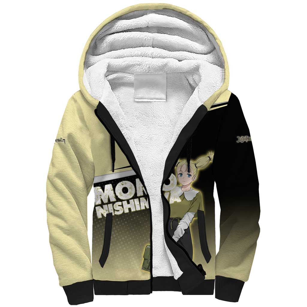 Momo Nishimiya Sherpa Hoodie Soft Pastel Anime Style