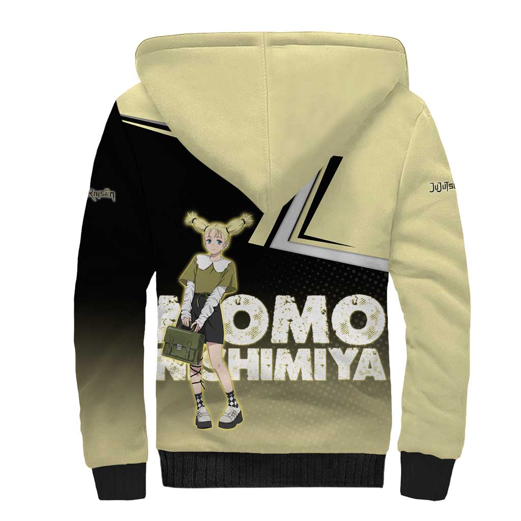 Momo Nishimiya Sherpa Hoodie Soft Pastel Anime Style