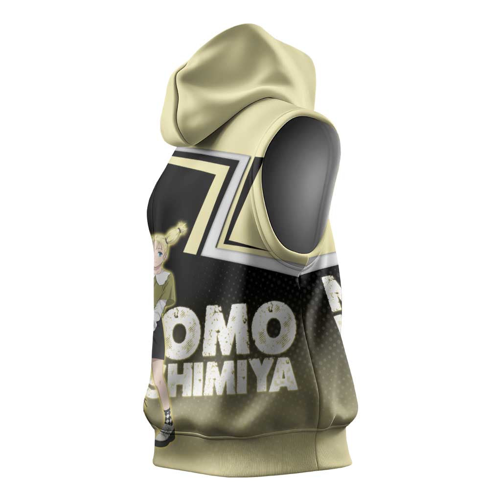 Momo Nishimiya Sleeveless Hoodie Soft Pastel Anime Style
