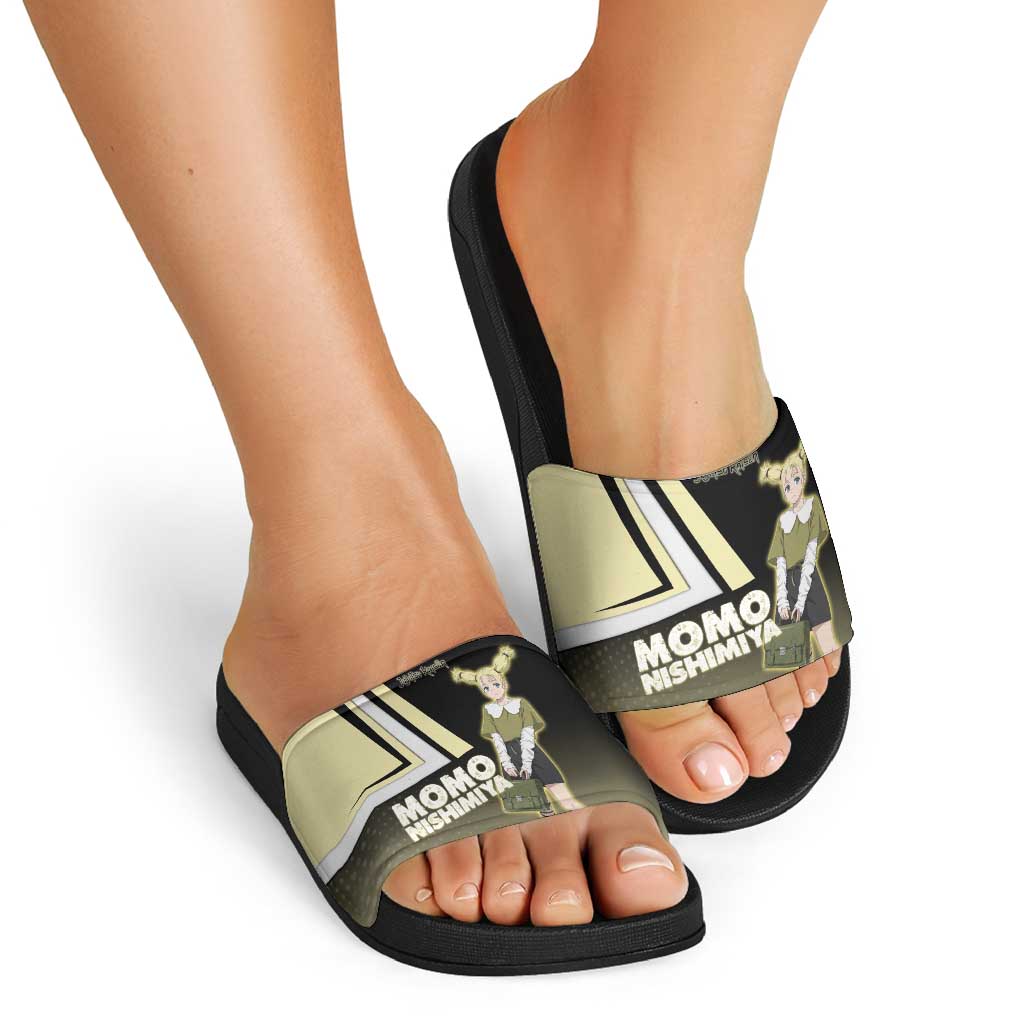 Momo Nishimiya Slide Sandals Soft Pastel Anime Style