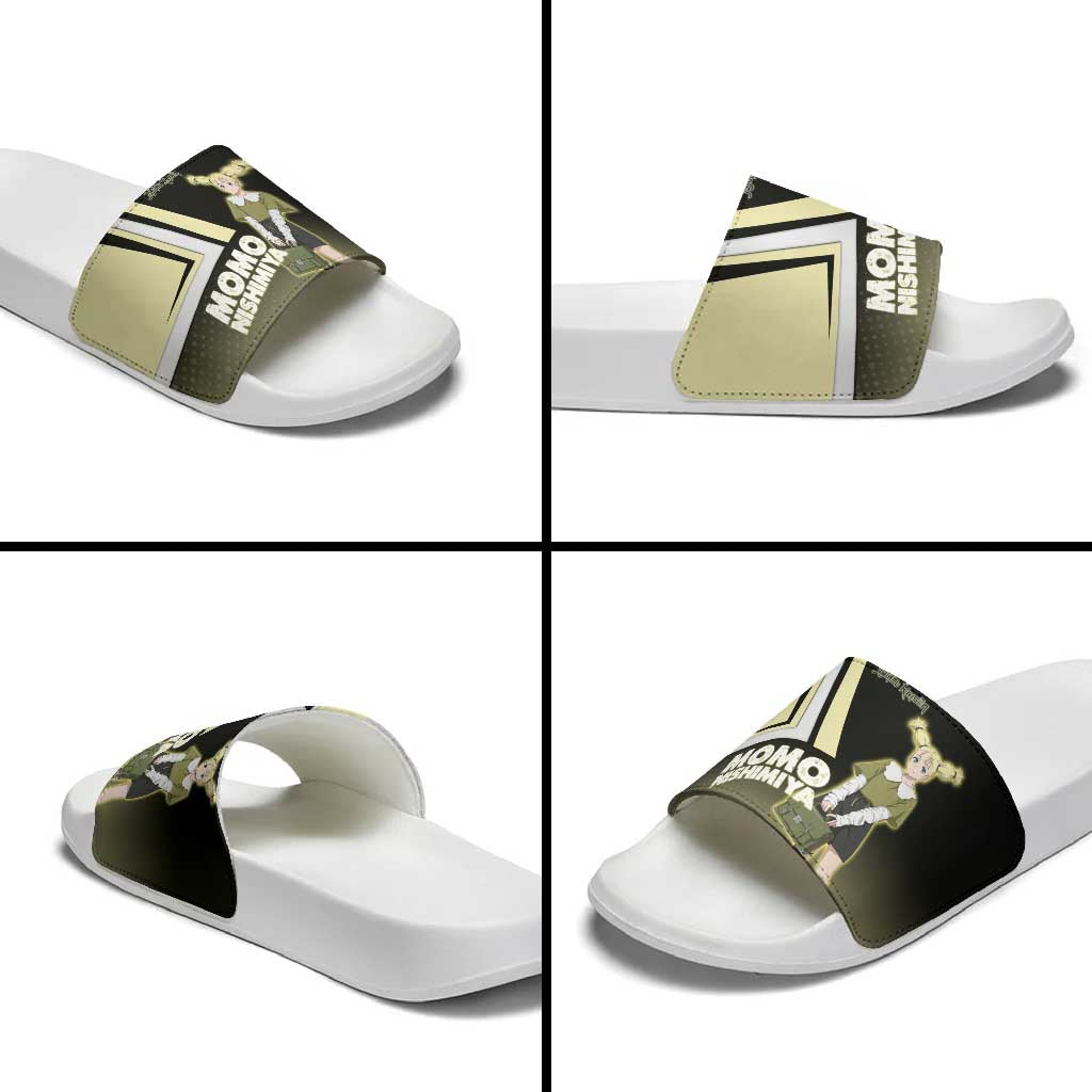 Momo Nishimiya Slide Sandals Soft Pastel Anime Style