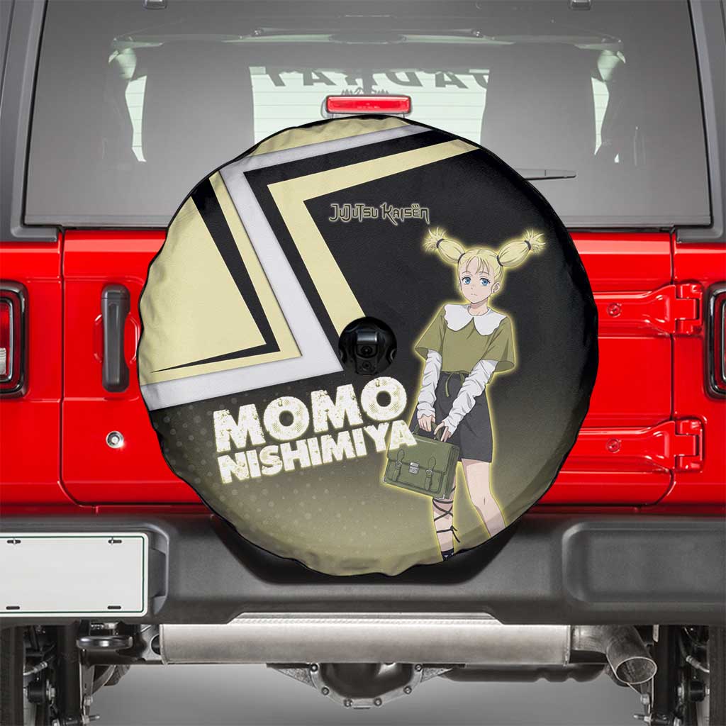 Momo Nishimiya Spare Tire Cover Soft Pastel Anime Style