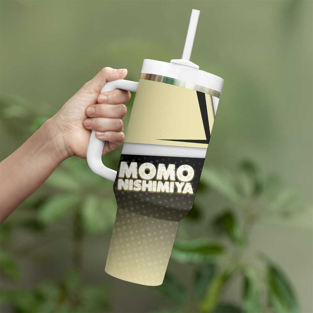 Momo Nishimiya Tumbler With Handle Soft Pastel Anime Style