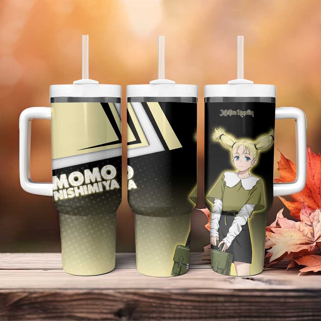 Momo Nishimiya Tumbler With Handle Soft Pastel Anime Style