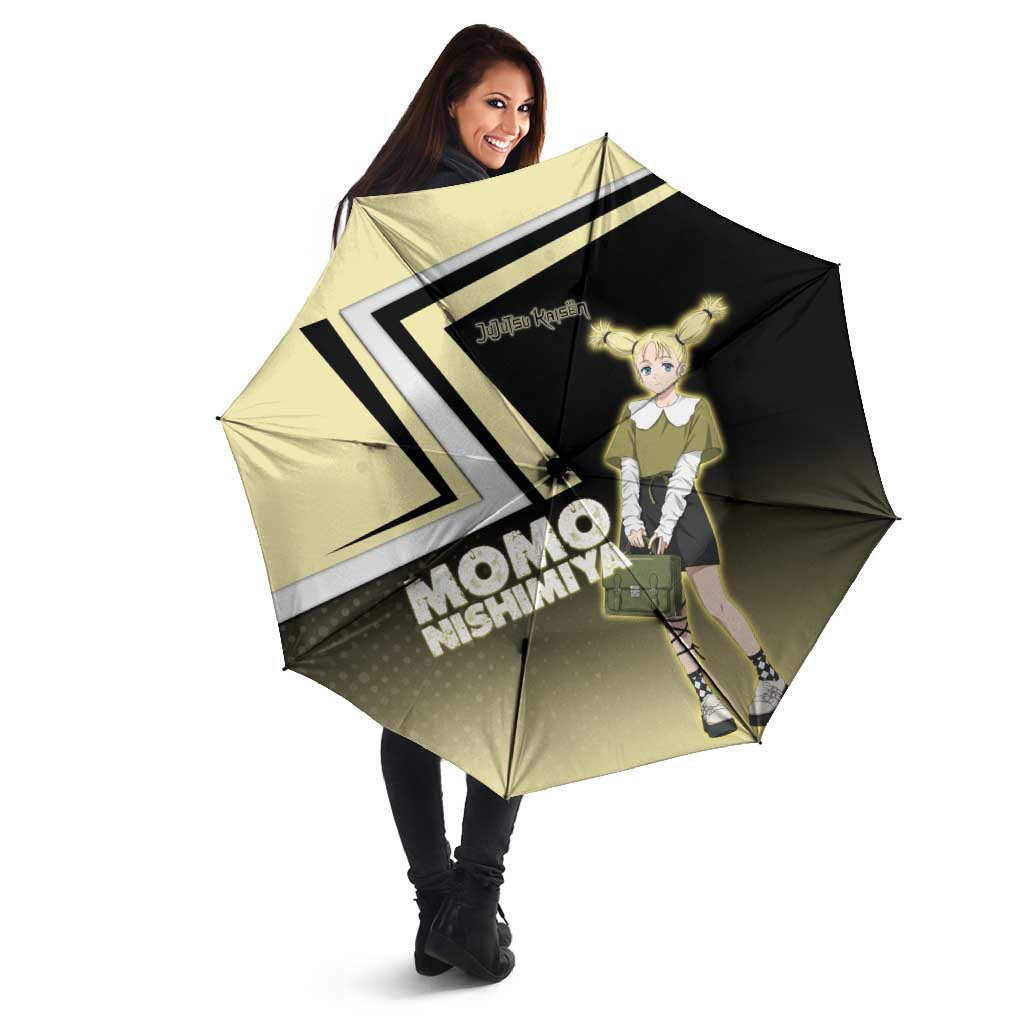 Momo Nishimiya Umbrella Soft Pastel Anime Style