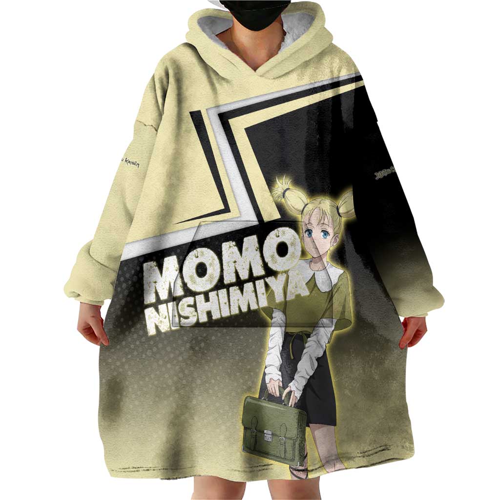 Momo Nishimiya Wearable Blanket Hoodie Soft Pastel Anime Style