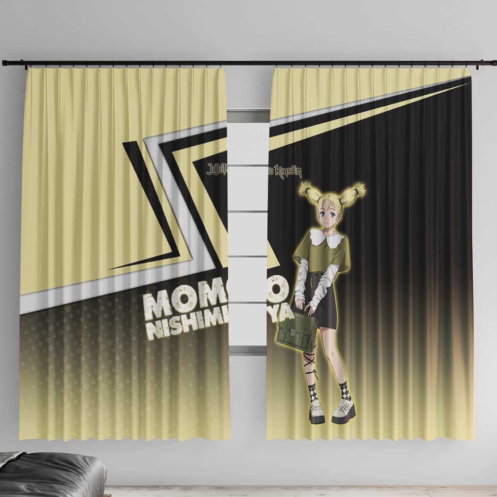 Momo Nishimiya Window Curtain Soft Pastel Anime Style