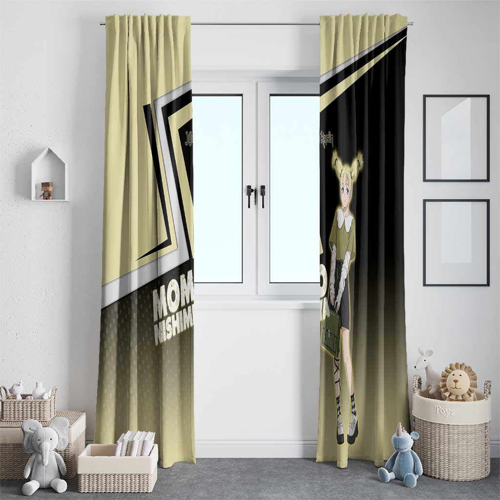 Momo Nishimiya Window Curtain Soft Pastel Anime Style