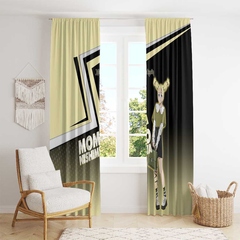 Momo Nishimiya Window Curtain Soft Pastel Anime Style