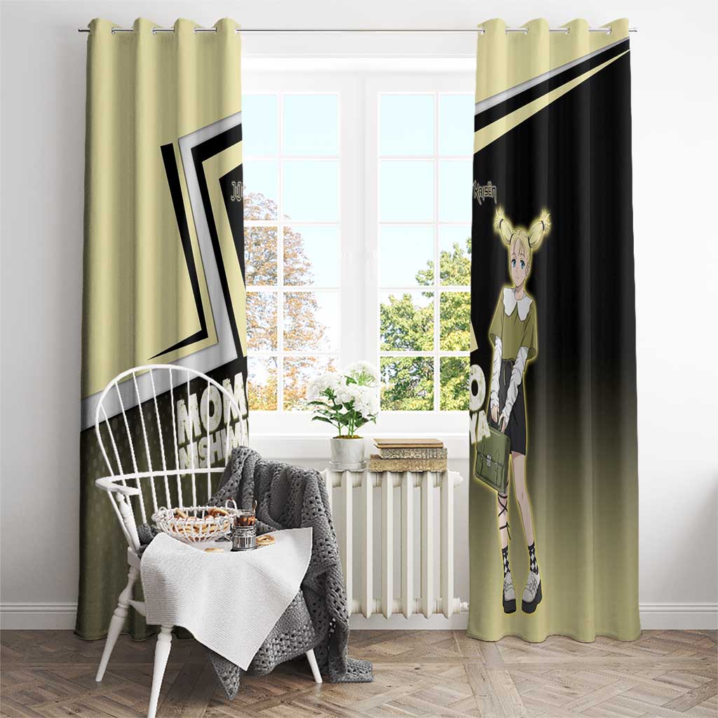 Momo Nishimiya Window Curtain Soft Pastel Anime Style