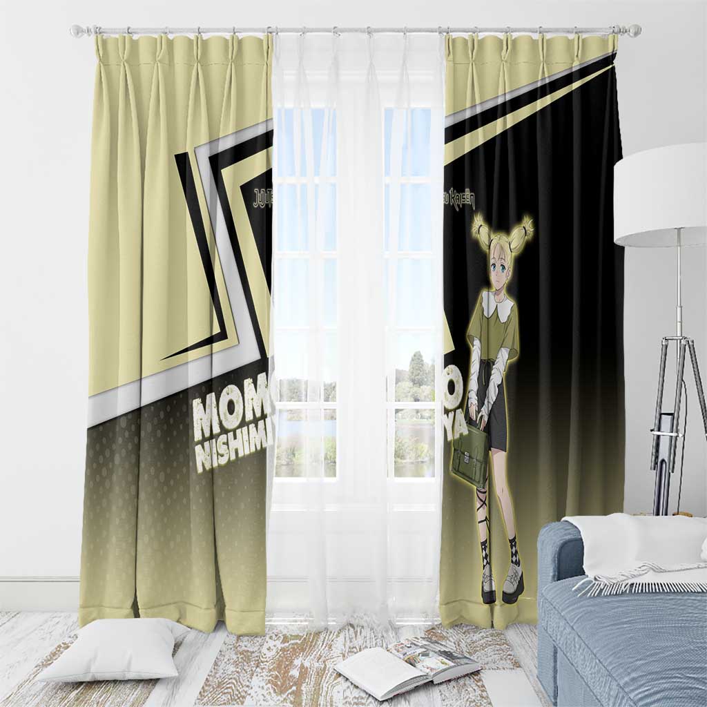 Momo Nishimiya Window Curtain Soft Pastel Anime Style