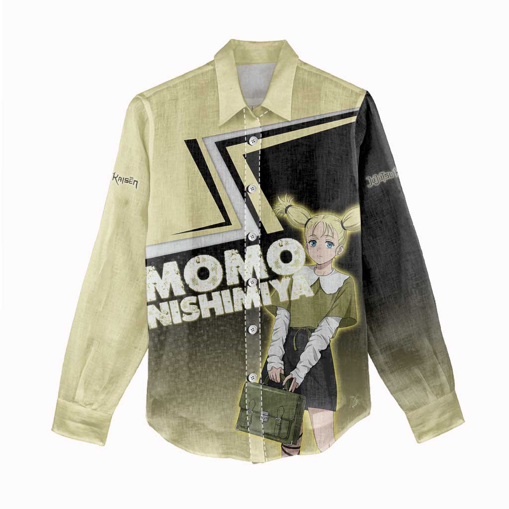 Momo Nishimiya Women Casual Shirt Soft Pastel Anime Style