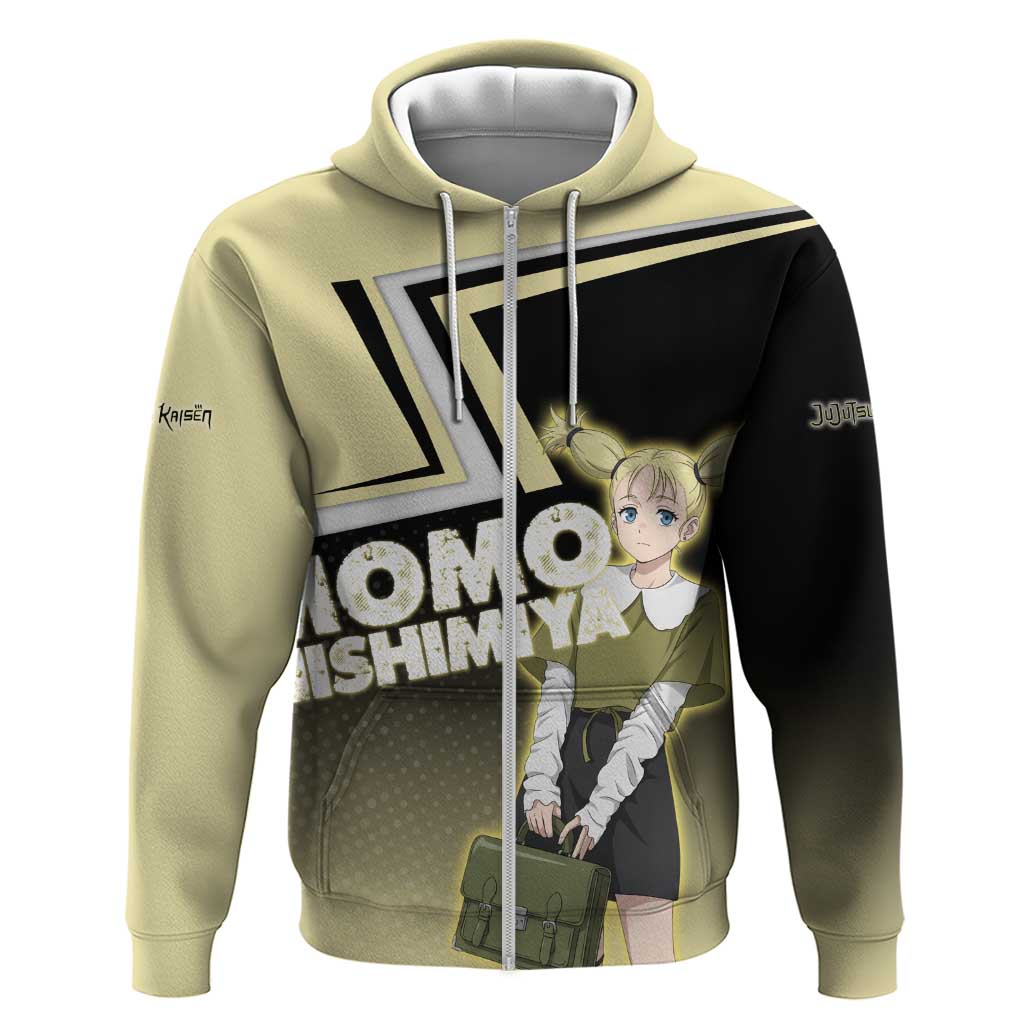 Momo Nishimiya Zip Hoodie Soft Pastel Anime Style