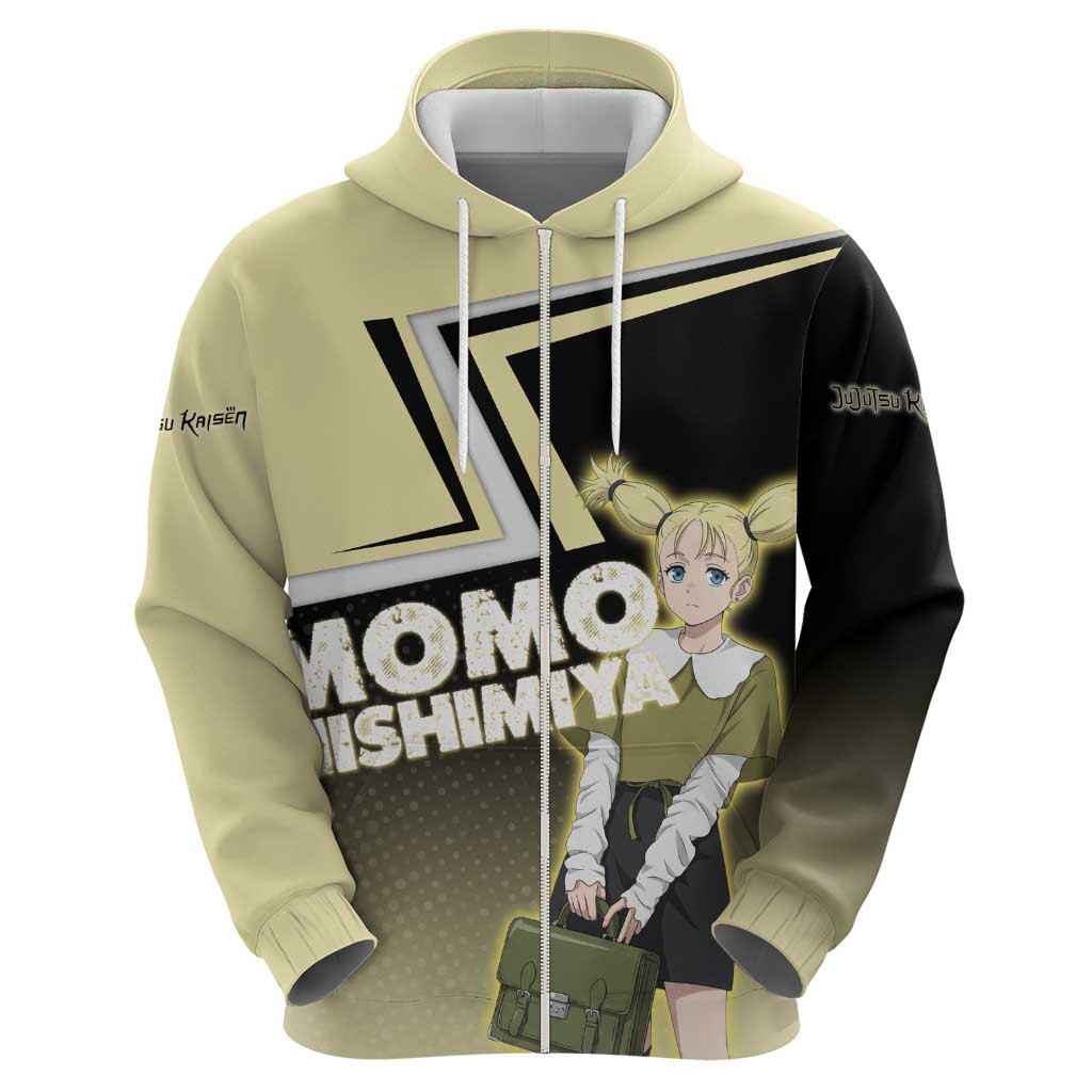 Momo Nishimiya Zip Hoodie Soft Pastel Anime Style