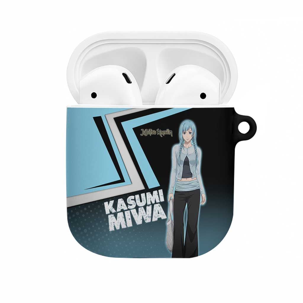Kasumi Miwa AirPods Case Blue Gradient Anime Style