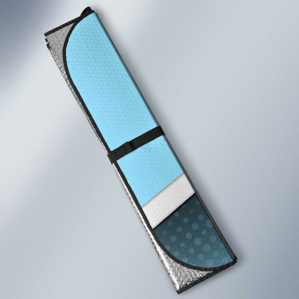 Kasumi Miwa Auto Sun Shade Blue Gradient Anime Style