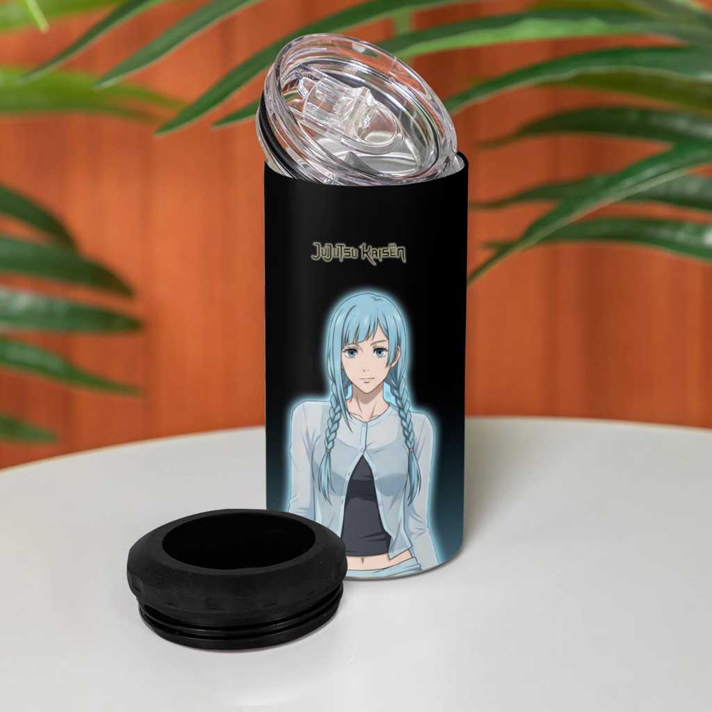 Kasumi Miwa 4 in 1 Can Cooler Tumbler Blue Gradient Anime Style
