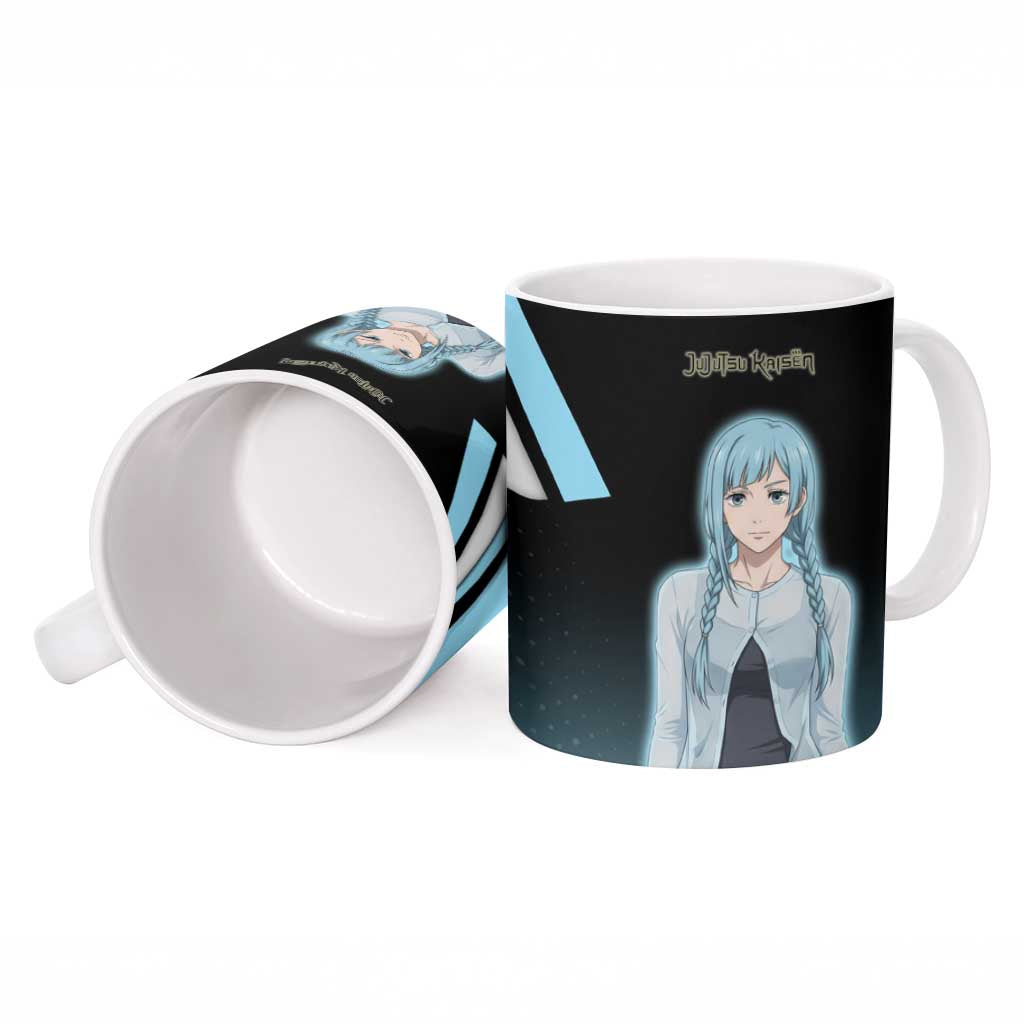 Kasumi Miwa Ceramic Mug Blue Gradient Anime Style