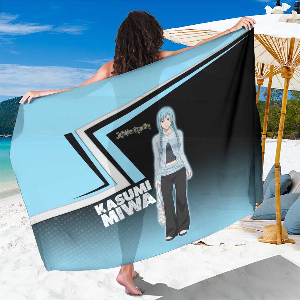 Kasumi Miwa Sarong Blue Gradient Anime Style
