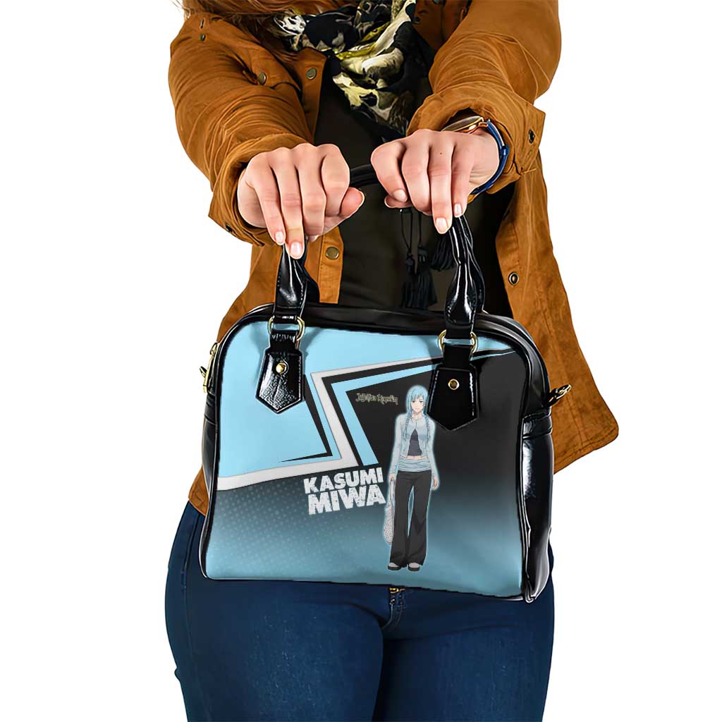 Kasumi Miwa Shoulder Handbag Blue Gradient Anime Style
