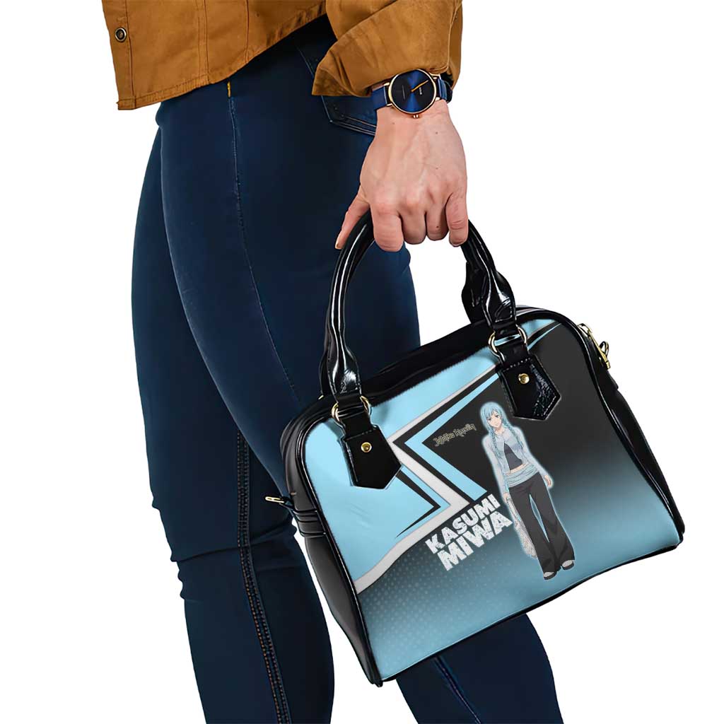 Kasumi Miwa Shoulder Handbag Blue Gradient Anime Style