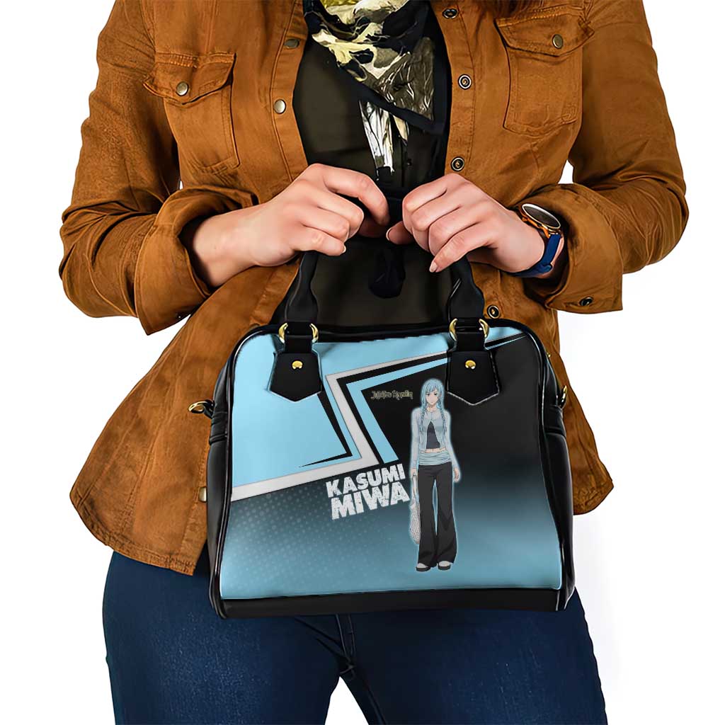 Kasumi Miwa Shoulder Handbag Blue Gradient Anime Style