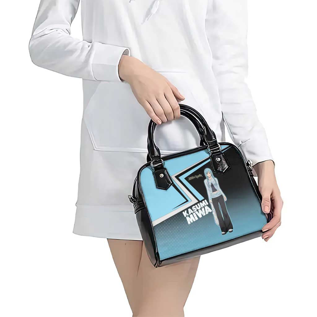 Kasumi Miwa Shoulder Handbag Blue Gradient Anime Style