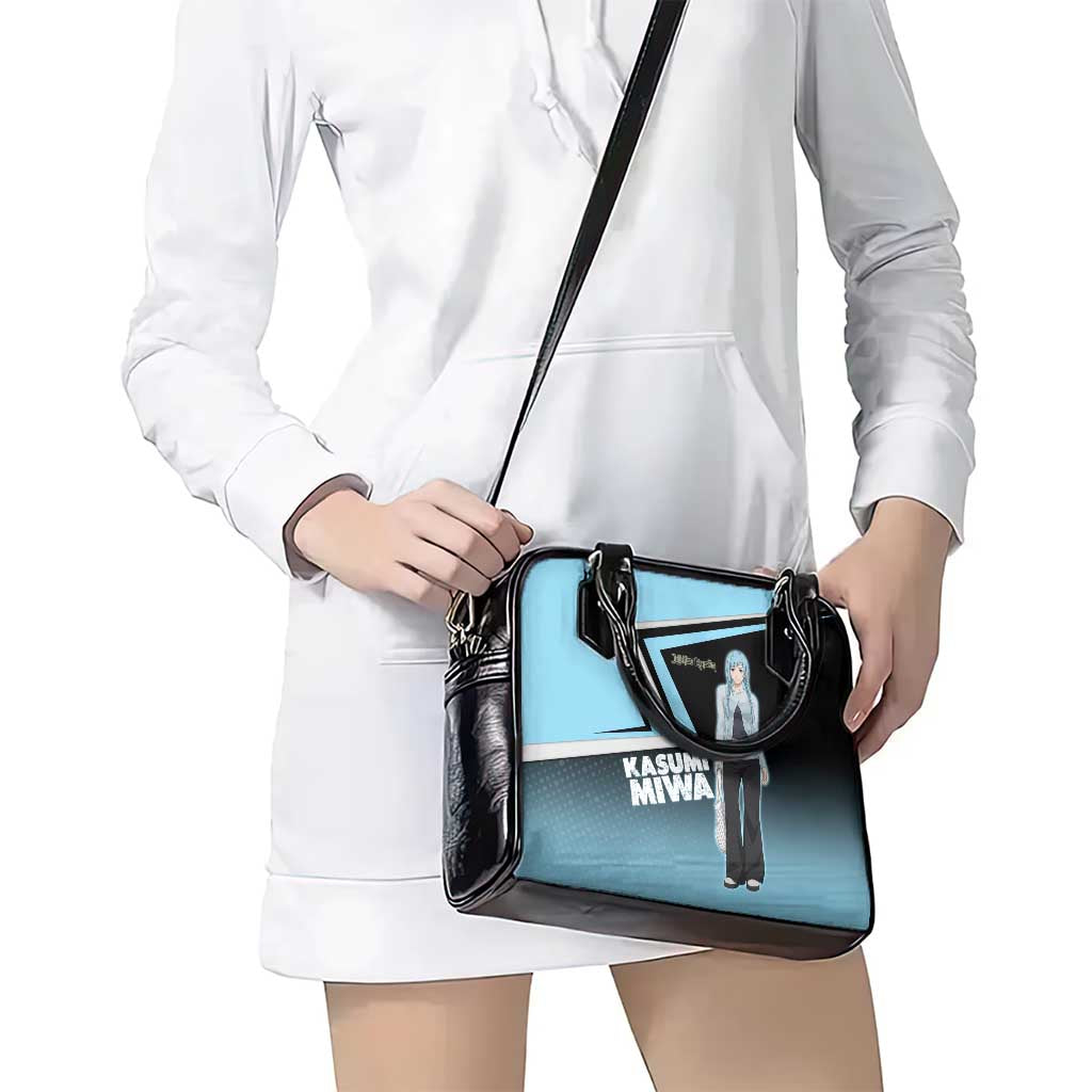 Kasumi Miwa Shoulder Handbag Blue Gradient Anime Style
