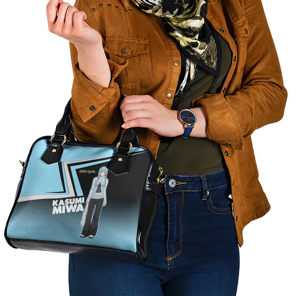 Kasumi Miwa Shoulder Handbag Blue Gradient Anime Style