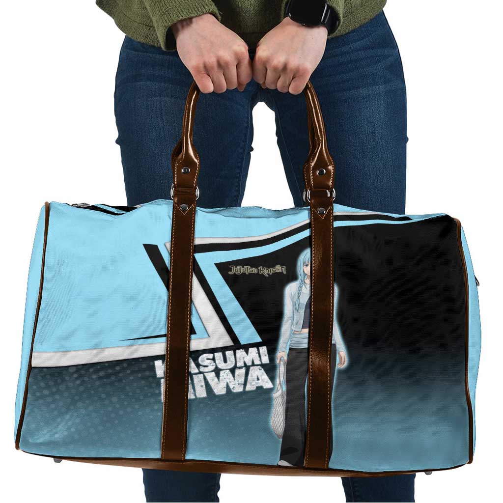 Kasumi Miwa Travel Bag Blue Gradient Anime Style