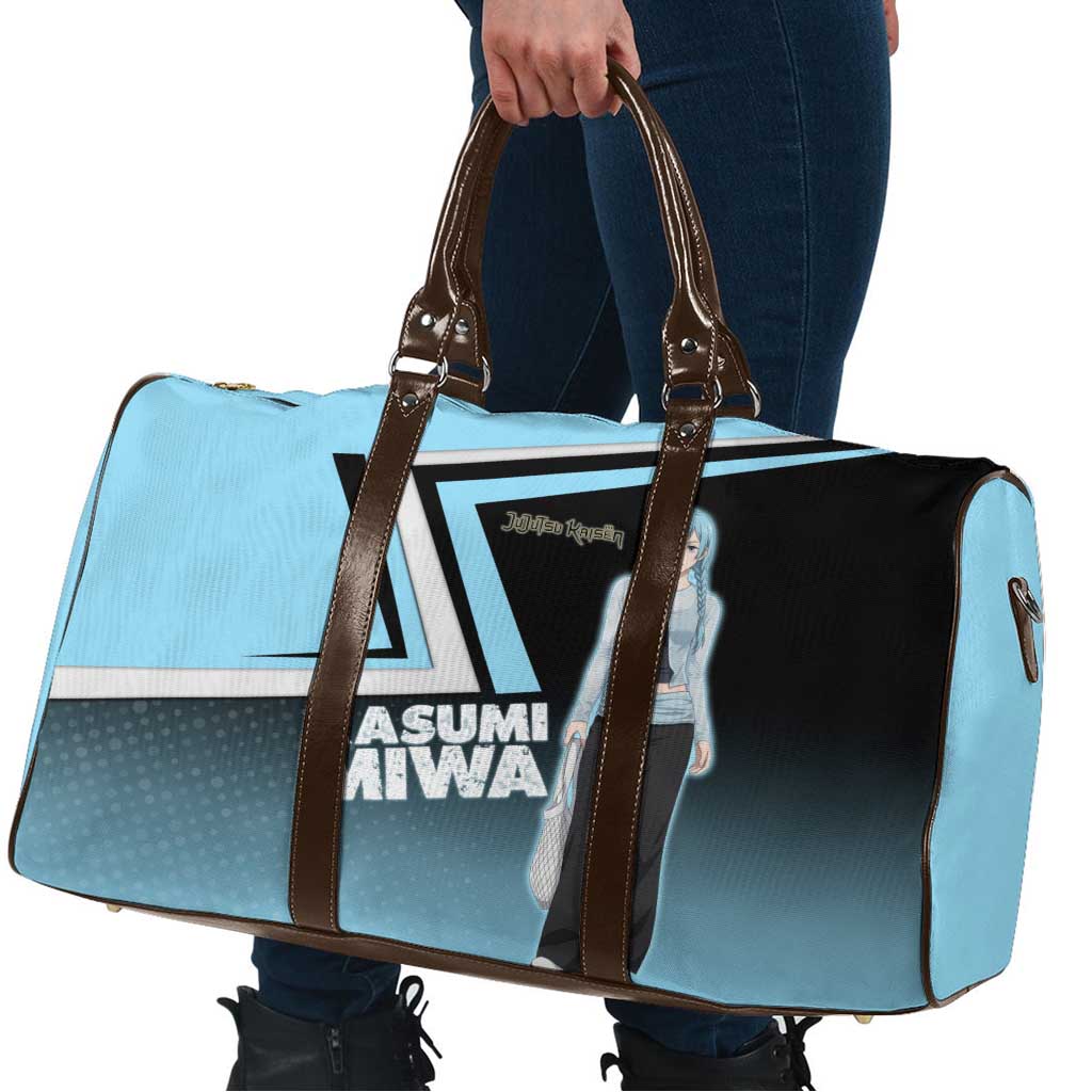 Kasumi Miwa Travel Bag Blue Gradient Anime Style