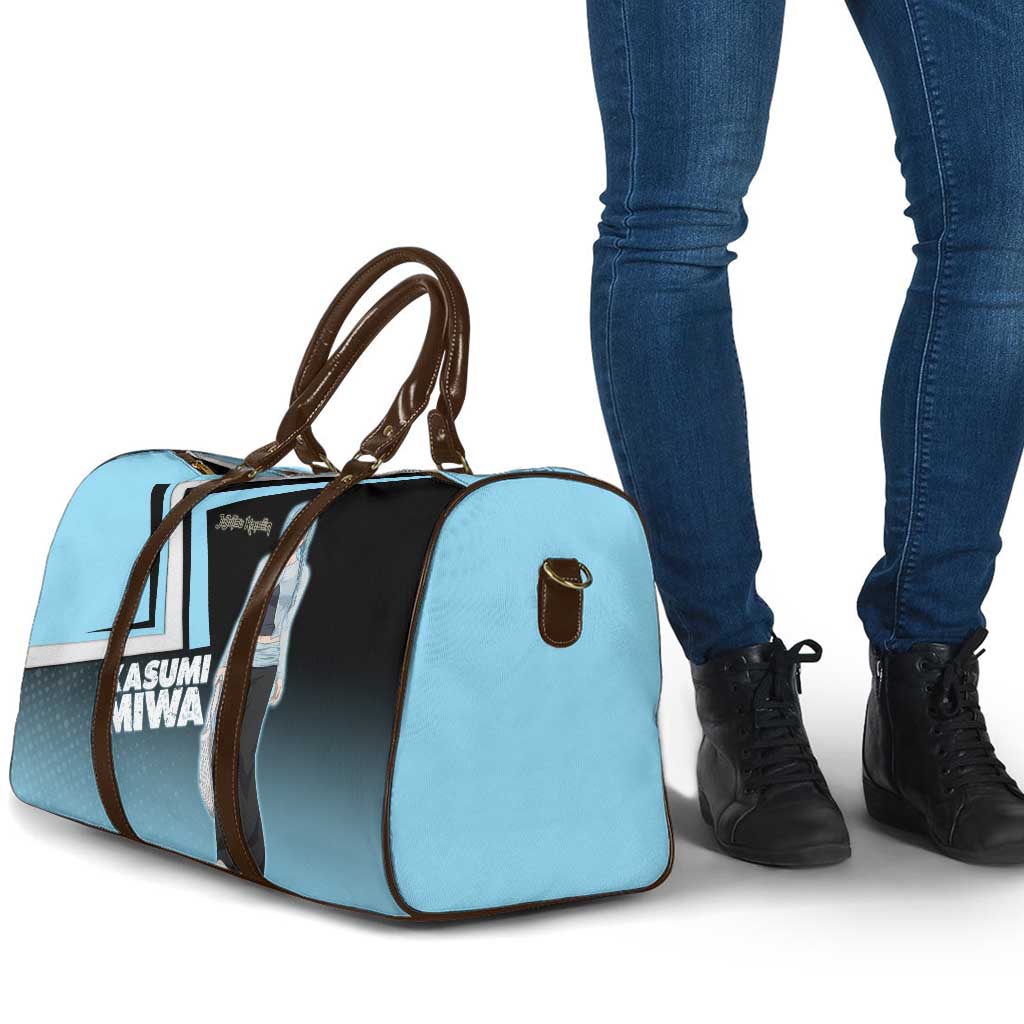 Kasumi Miwa Travel Bag Blue Gradient Anime Style